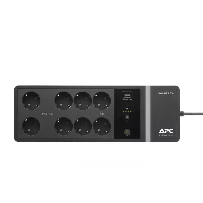 APC Back-UPS 650VA 230V 1 USB charging port - (Offline-) USV uninterruptible power supply (UPS) Standby (Offline) 0.65 kVA 400 W 8 AC outlet(s)