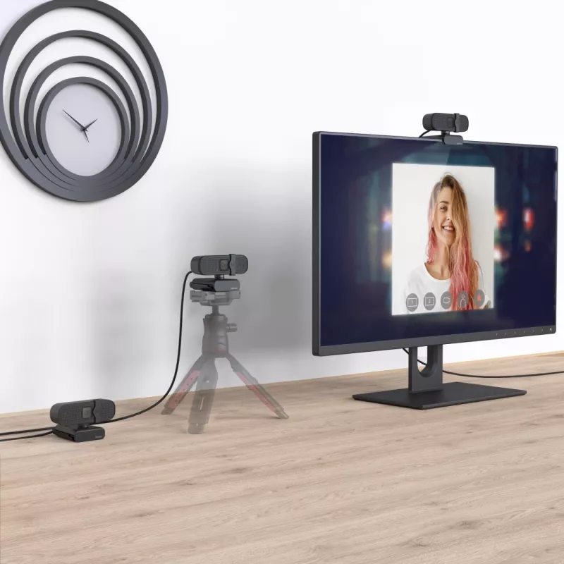 Hama C-400 webcam 2 MP 1920 x 1080 pixels USB 2.0 Black