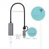 i-tec Metal USB-C/USB-A 2.5Gbps Ethernet Adapter, Wired, USB Type-A/USB Type-C, Ethernet, 2500 Mbit/s, Grey