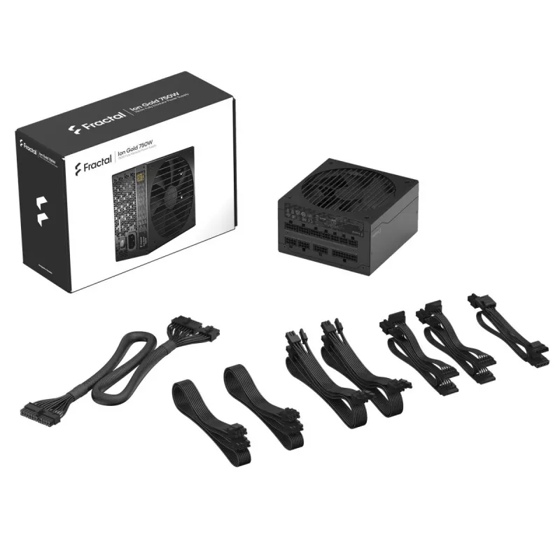 Fractal Design Ion+ 750W Gold power supply unit 24-pin ATX ATX Black