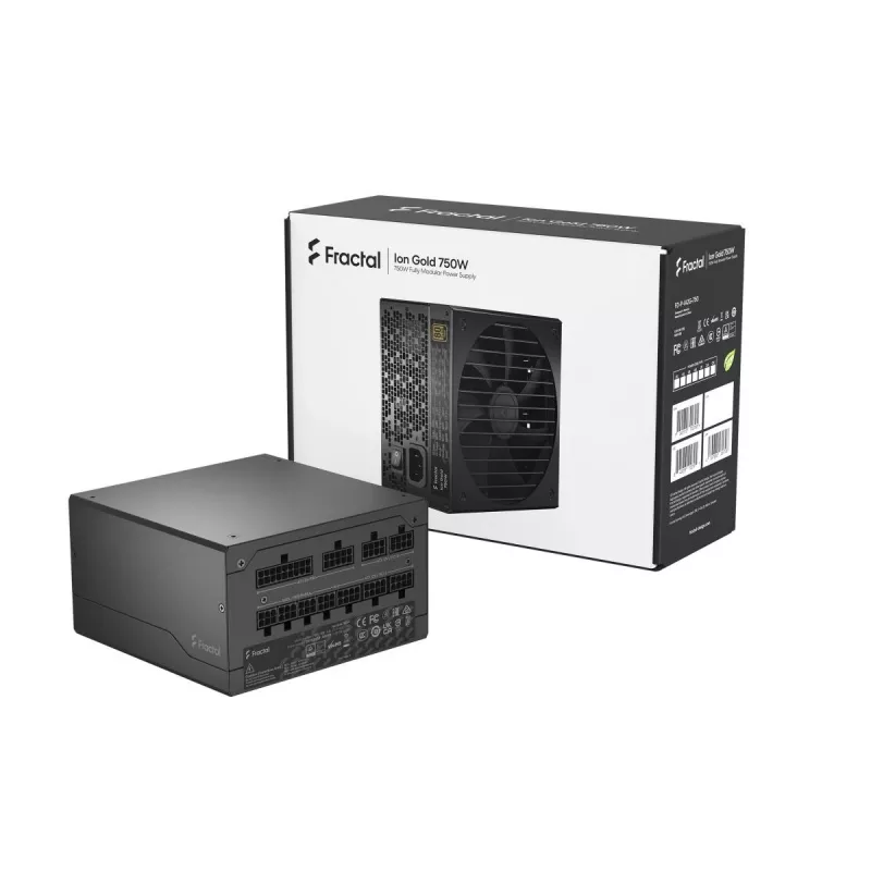 Fractal Design Ion+ 750W Gold power supply unit 24-pin ATX ATX Black
