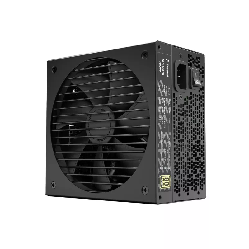 Fractal Design Ion+ 750W Gold power supply unit 24-pin ATX ATX Black