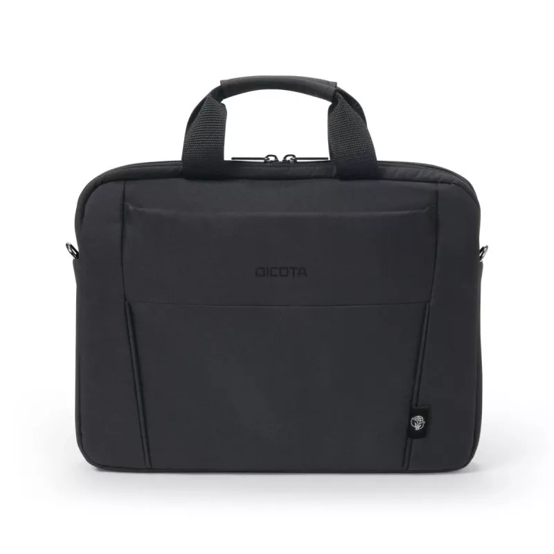 DICOTA Eco Slim Case Base - 13-14.1in Notebook Case - Black / 300d Rpet Polyester