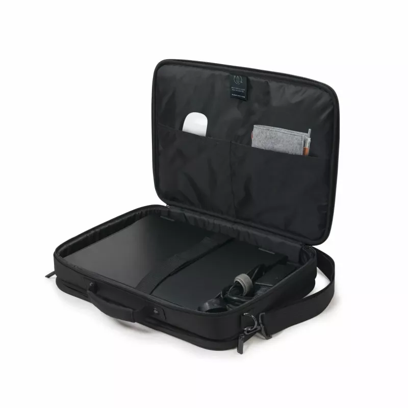 DICOTA Eco Multi Plus Base - 14-15.6in Notebook Case - Black / 300d Rpet Polyester