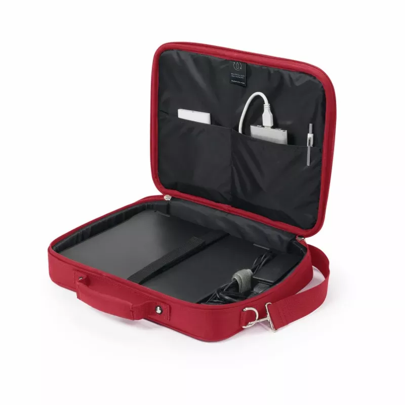 DICOTA Eco Multi Base - 14-15.6in Notebook Case - Red / 300d Rpet Polyester