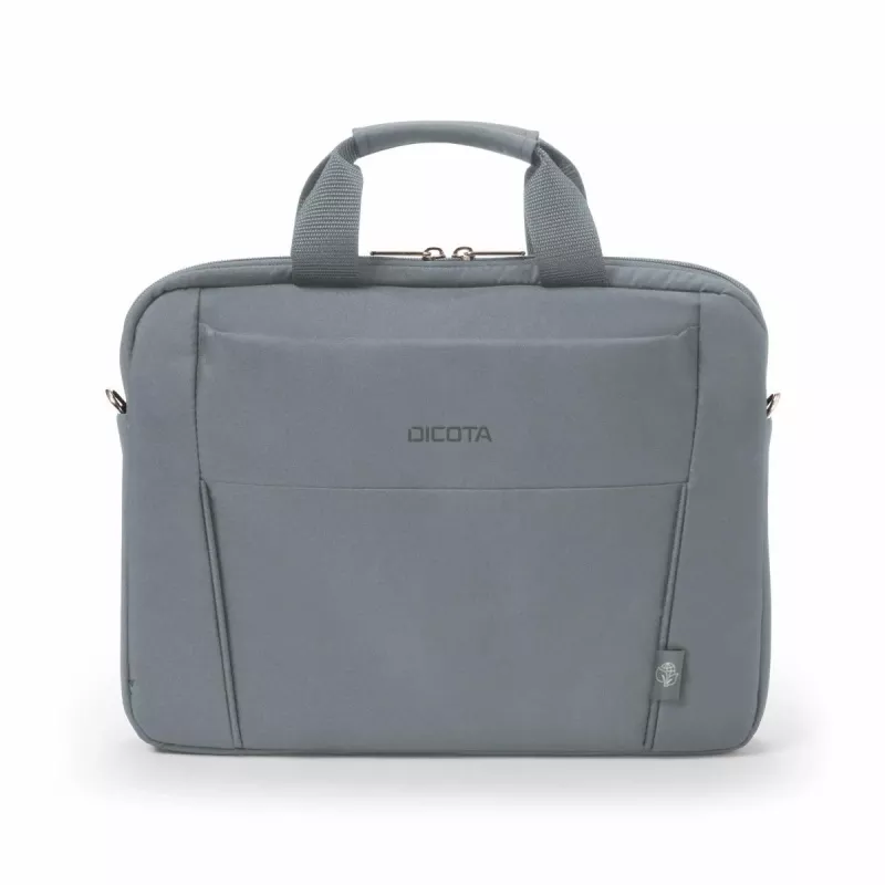 DICOTA Eco Slim Case Base - 13-14.1in Notebook Case - Grey / 300d Rpet Polyester