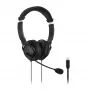 Kensington Classic USB-C Headset with Mic, Wired, Calls/Music, Headset, Black