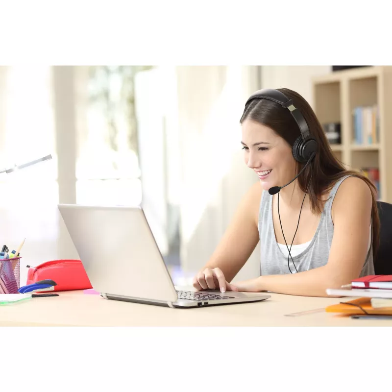 Kensington Classic USB-C Headset with Mic, Wired, Calls/Music, Headset, Black
