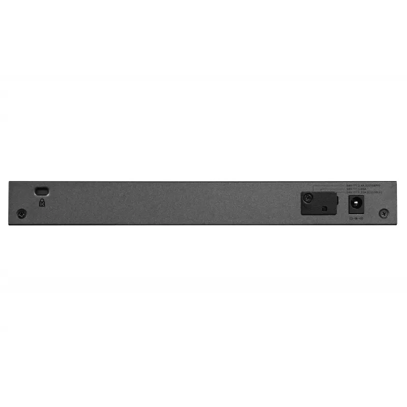 NETGEAR GS108LP Unmanaged Gigabit Ethernet (10/100/1000) Power over Ethernet (PoE) 1U Black, Grey