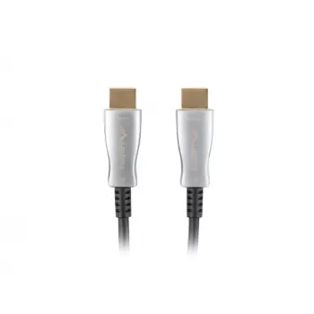 HDMI cable LANBERG CA-HDMI-20FB-0200-BK 20 m, HDMI 2.0, Type A male–male, 18 Gbit/s, 4K@60Hz (3840×2160), HDR, ARC, Ethernet