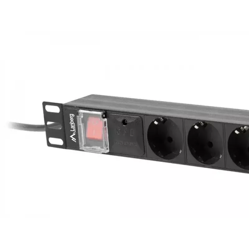 Power Distribution Unit PDU Lanberg PDU-08F-0200-BK