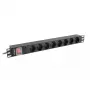 Power Distribution Unit PDU Lanberg PDU-08F-0200-BK