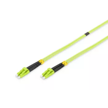 DIGITUS Fiber Optic Patch Cord, LC to LC Multimode, OM5, 50/125 µ, Duplex Length 3m