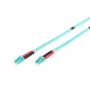DIGITUS Fiber Optic Patch Cord, LC to LC Multimode 50/125 µ, Duplex Length 2m Class OM3