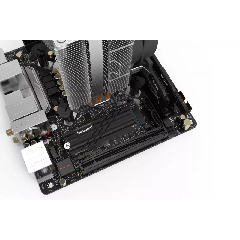 be quiet MC1 Solid-state drive Heatsink/Radiator Black 1 pc(s)