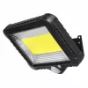 Outdoor solar LED floodlight MACLEAN MCE438, 5W, 400 lm, IP44, Li-Ion 5.2V, wall-mounted, white light, black