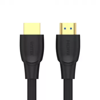 HDMI cable Unitek C11043BK 10 m, HDMI Type A male–male, HDMI 2.0, 18 Gbit/s, gold-plated contacts, black