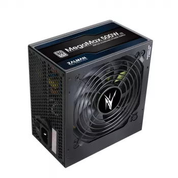 Zalman ZM500-TXII V2 MegaMax 80PLUS 230V EU STANDARD Certified high efficiency PCI-E power supply unit 500 W 20+4 pin ATX Black
