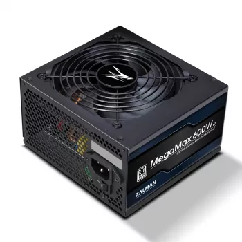 Zalman ZM600-TXII V2 MegaMax 80PLUS 230V EU STANDARD Certified high efficiency PCI-E power supply unit 600 W 20+4 pin ATX ATX Black