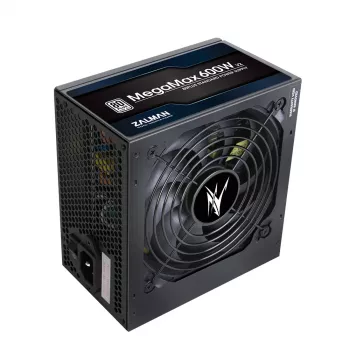 Zalman ZM600-TXII V2 MegaMax 80PLUS 230V EU STANDARD Certified high efficiency PCI-E power supply unit 600 W 20+4 pin ATX ATX Black