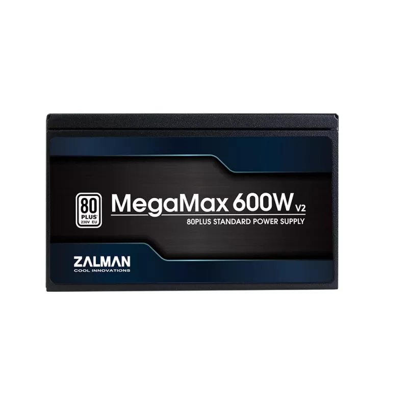 Zalman ZM600-TXII V2 MegaMax 80PLUS 230V EU STANDARD Certified high efficiency PCI-E power supply unit 600 W 20+4 pin ATX ATX Black