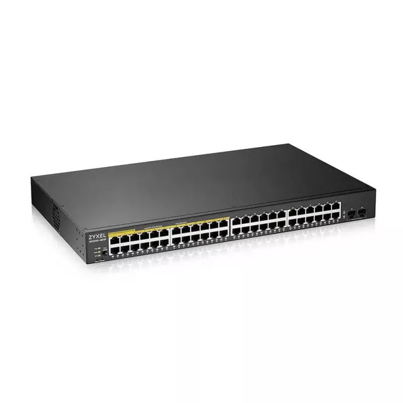 Zyxel GS1900-48HPv2 Managed L2 Gigabit Ethernet (10/100/1000) Power over Ethernet (PoE) Black