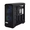 PC Tower case Fractal Design Torrent Tower Black — supports ATX/EATX/ITX, 2x180mm front fans, 2x3.5 inch bays, 4x2.5 inch bays, tempered glass