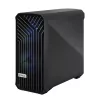 PC Tower case Fractal Design Torrent Tower Black — supports ATX/EATX/ITX, 2x180mm front fans, 2x3.5 inch bays, 4x2.5 inch bays, tempered glass