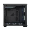 PC Tower case Fractal Design Torrent Tower Black — supports ATX/EATX/ITX, 2x180mm front fans, 2x3.5 inch bays, 4x2.5 inch bays, tempered glass
