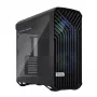 PC Tower case Fractal Design Torrent Tower Black — supports ATX/EATX/ITX, 2x180mm front fans, 2x3.5 inch bays, 4x2.5 inch bays, tempered glass