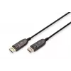 DIGITUS DisplayPort AOC hybrid-fiber connection cable M/M UHD 8K@60Hz, CE, black 15m