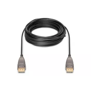 DIGITUS DisplayPort AOC hybrid-fiber connection cable M/M UHD 8K@60Hz, CE, black 15m