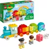LEGO DUPLO number train 10954 – early learning train with numbered carriages for counting and sorting
