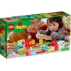 LEGO DUPLO number train 10954 – early learning train with numbered carriages for counting and sorting