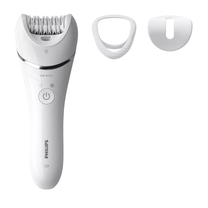 Epilator Philips BRE700/00, 32 tweezers, Wet & Dry, cordless, 40 min runtime, 2 speeds, washable