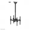 Neomounts NM-C440DBLACK Dual monitor/TV mount ceiling 32-60 inch - h 56-91 cm