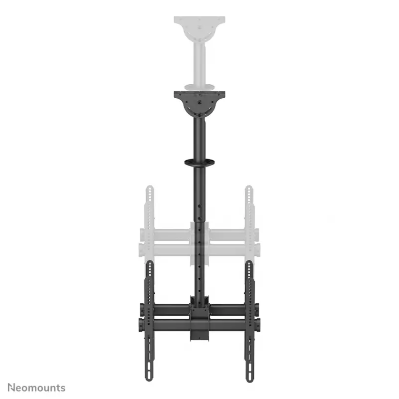 Neomounts NM-C440DBLACK Dual monitor/TV mount ceiling 32-60 inch - h 56-91 cm