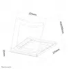 Neomounts NSLS075BLACK Laptop stand 10-16 inch - foldable - compact - universal