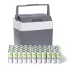 Adler AD 8078 Portable Electric Cool Box, 28 L, Grey/White