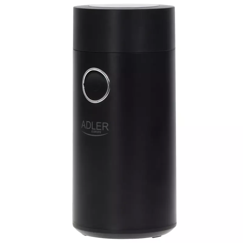 Burr grinder Adler AD4446BS — 150 W, stainless steel burrs, 75 g bean hopper, black