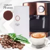 Burr grinder Adler AD4446WG — electric coffee grinder, stainless steel burrs, 75 g hopper, 150 W, white