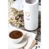 Burr grinder Adler AD4446WG — electric coffee grinder, stainless steel burrs, 75 g hopper, 150 W, white