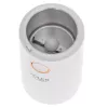 Burr grinder Adler AD4446WG — electric coffee grinder, stainless steel burrs, 75 g hopper, 150 W, white