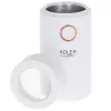 Burr grinder Adler AD4446WG — electric coffee grinder, stainless steel burrs, 75 g hopper, 150 W, white