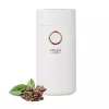 Burr grinder Adler AD4446WG — electric coffee grinder, stainless steel burrs, 75 g hopper, 150 W, white