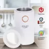 Burr grinder Adler AD4446WG — electric coffee grinder, stainless steel burrs, 75 g hopper, 150 W, white