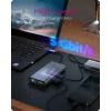 ICY BOX IB-DK4040-CPD Wired USB 3.2 Gen 1 (3.1 Gen 1) Type-C Anthracite, Black