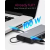 ICY BOX IB-DK4040-CPD Wired USB 3.2 Gen 1 (3.1 Gen 1) Type-C Anthracite, Black