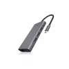 ICY BOX IB-DK4040-CPD Wired USB 3.2 Gen 1 (3.1 Gen 1) Type-C Anthracite, Black