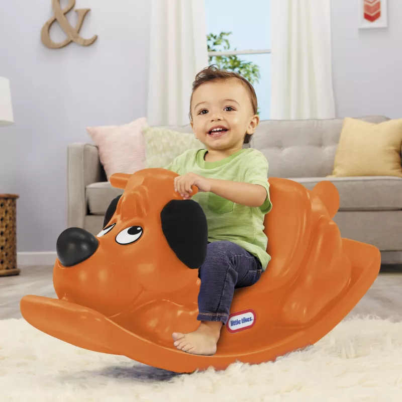Little Tikes Rocking Puppy- Orange Single, 1 yr(s), Plastic, Orange